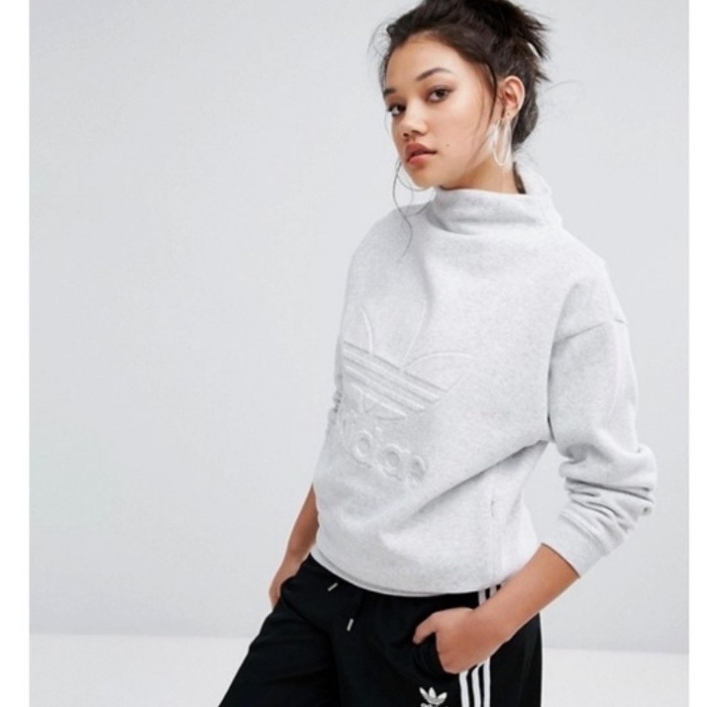 Adidas High Neck Imprint Sweatshirt